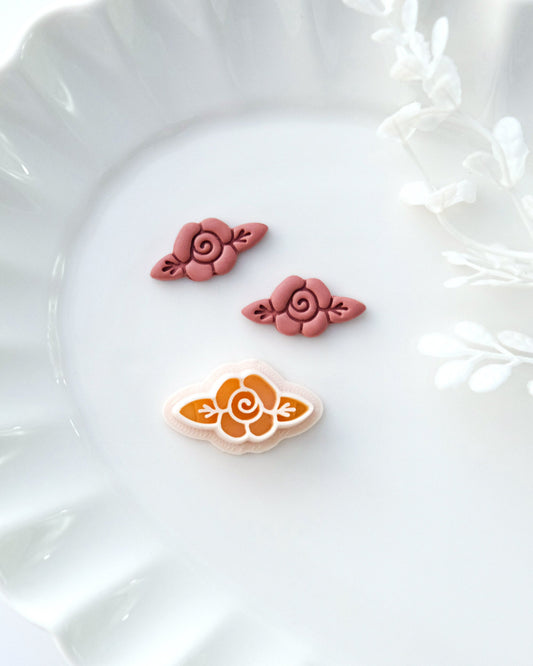 Rose Flower Mini Polymer Clay Cutter