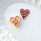 Heart Shaped Ice Cream  Valentines Day Polymer Clay Cutter