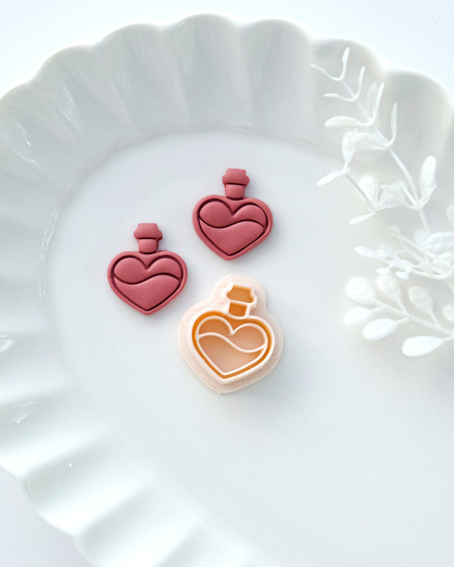 Love Potion Valentines Polymer Clay Cutter