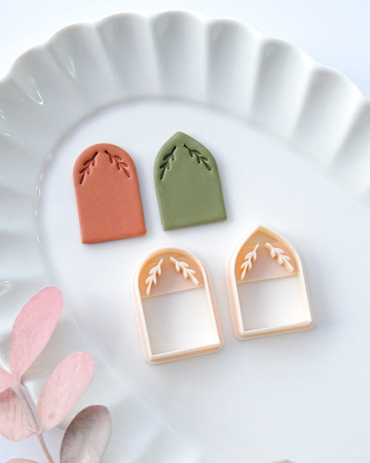 Arch Polymer Clay Cutters | Art Deco Clay Earring Cutters