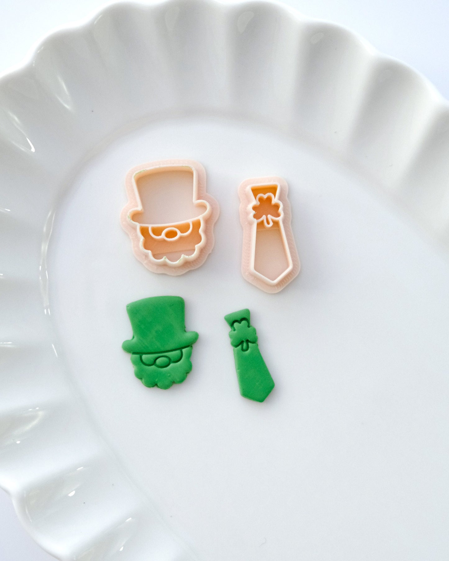 St Patricks Day Gnome Polymer Clay Cutters