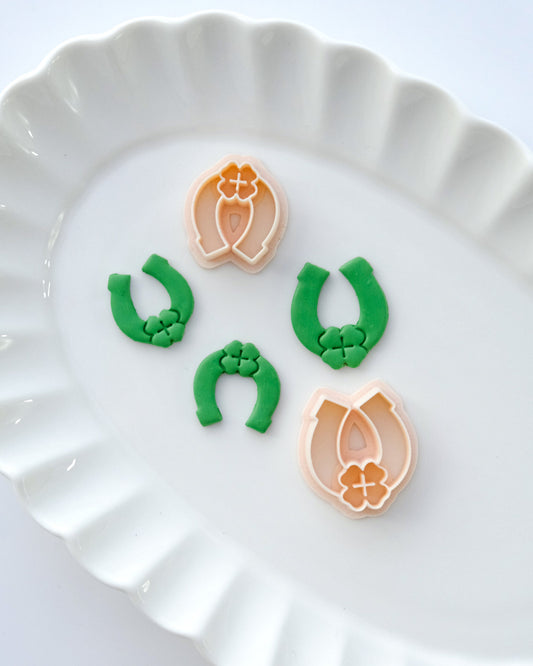 St Patricks Day Horseshoe Polymer Clay Cutters