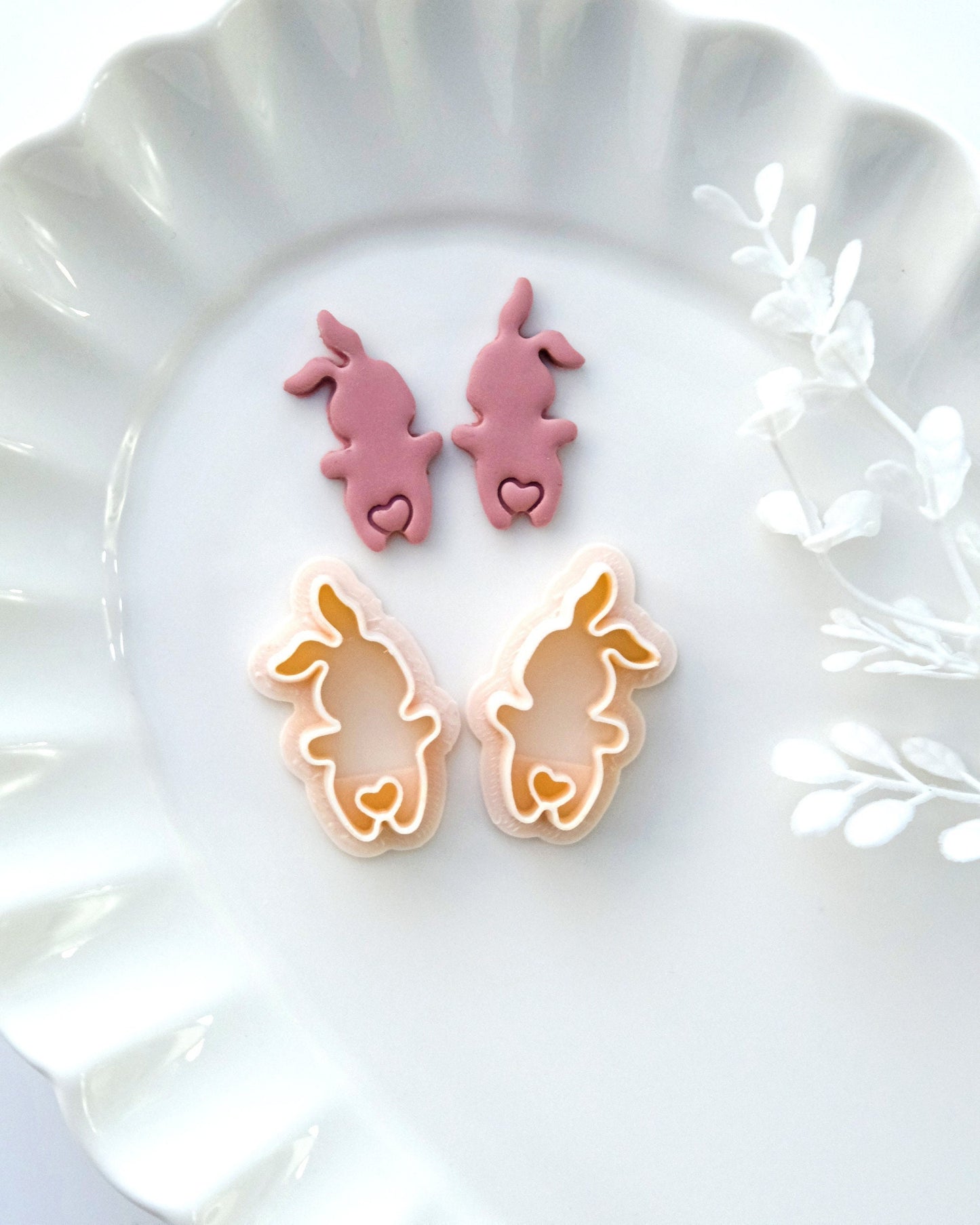 Easter Bunny#3 Polymer Clay Cutters Set