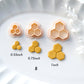 Honeycomb Polymer Clay Earring Cutters