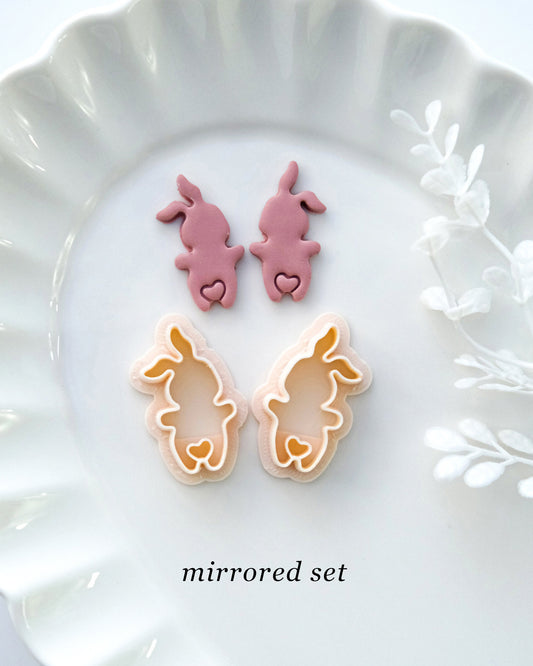 Easter Bunny#3 Polymer Clay Cutters Set