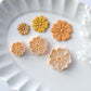 Spring Flower Clay Earring Cutters