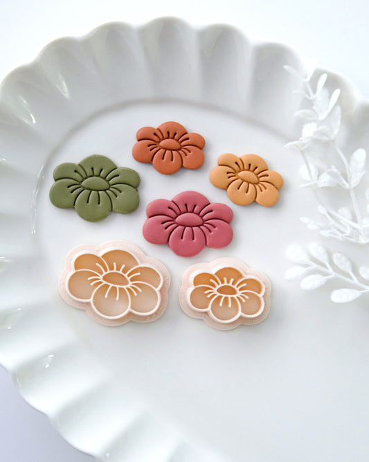 Spring Flower Clay Cutters