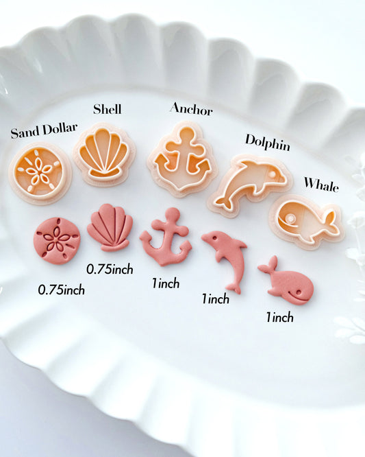 Summer Stud Pack Polymer Clay Cutters