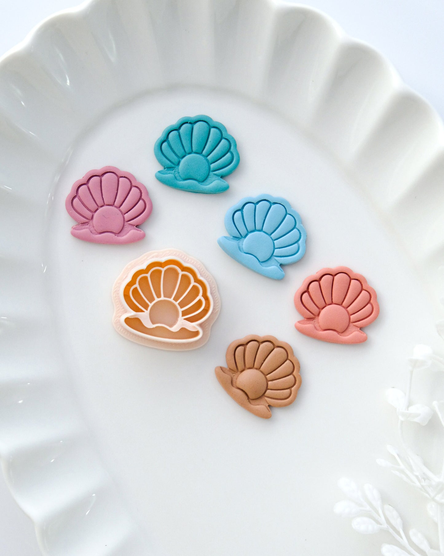 Pearl Shell Polymer Clay Cutters
