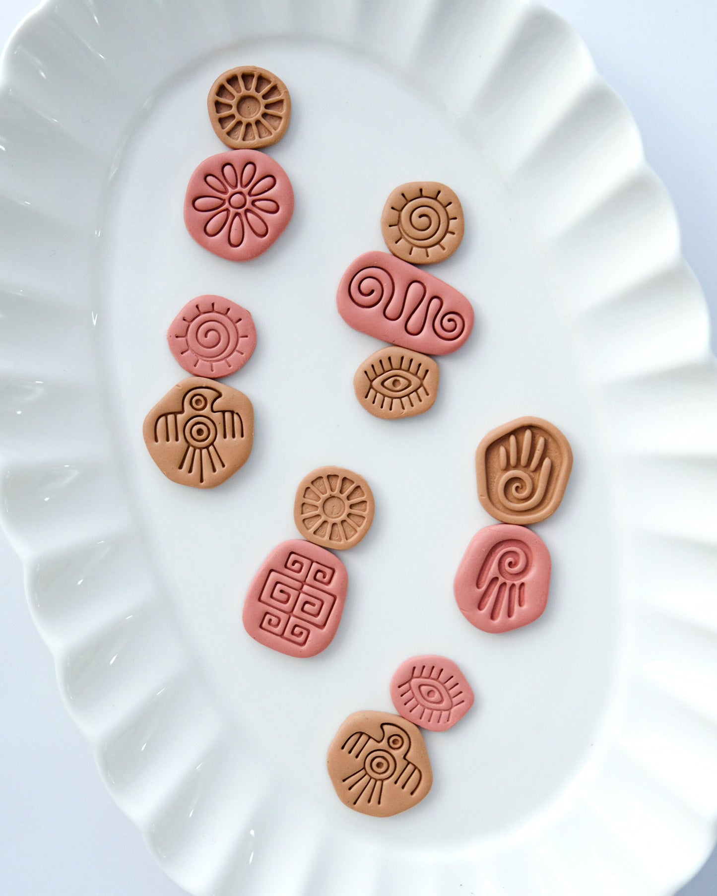 Tribal Symbols Stone Polymer Clay Cutters