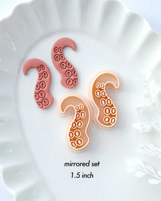 Octopus Tentacle Polymer Clay Cutters