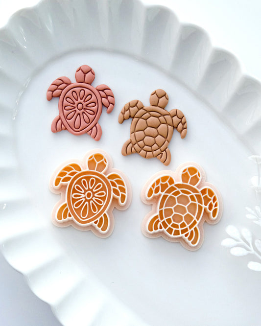 Sea Turtles Polymer Clay Cutters