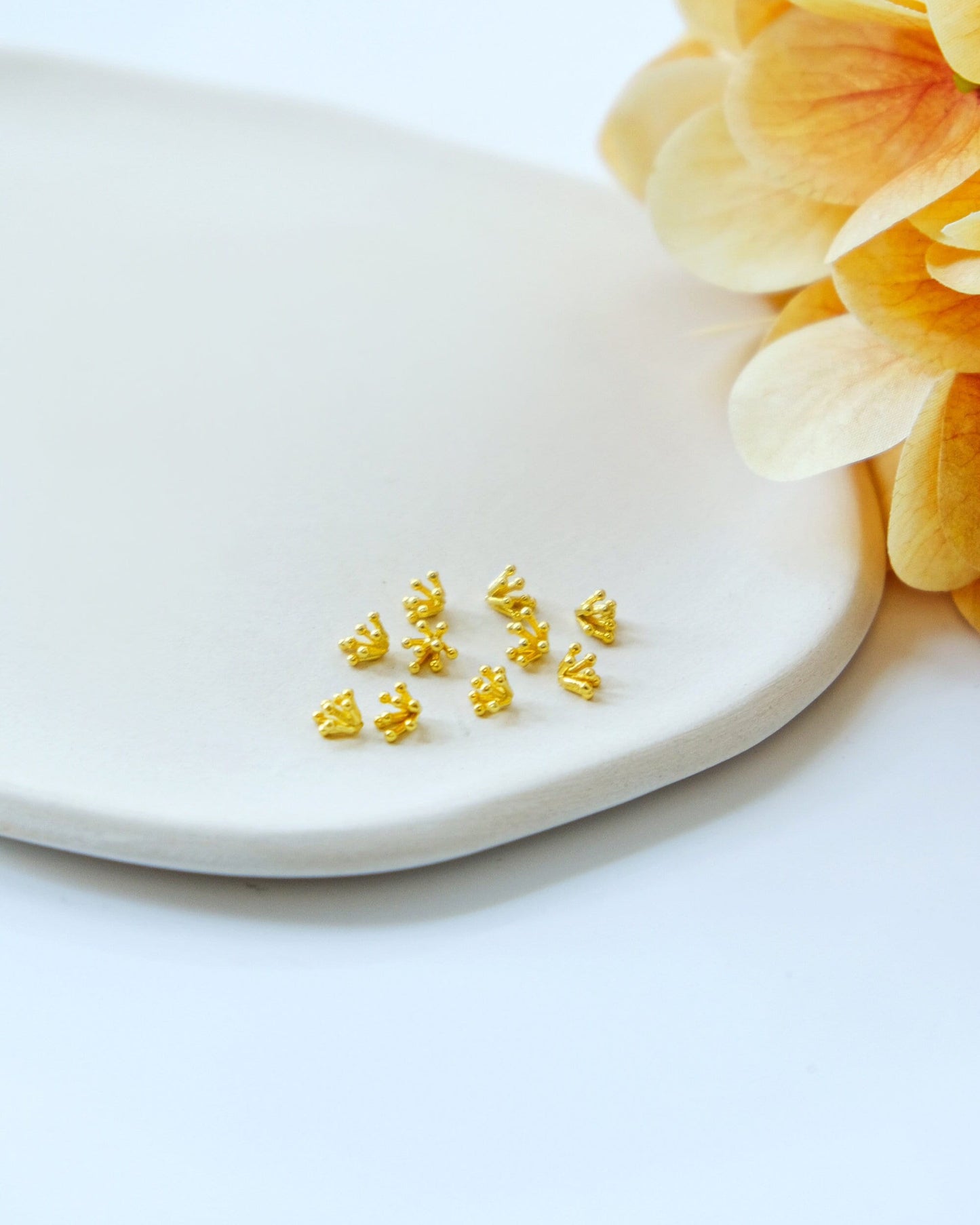 10pcs Gold Plated Floral Stamens