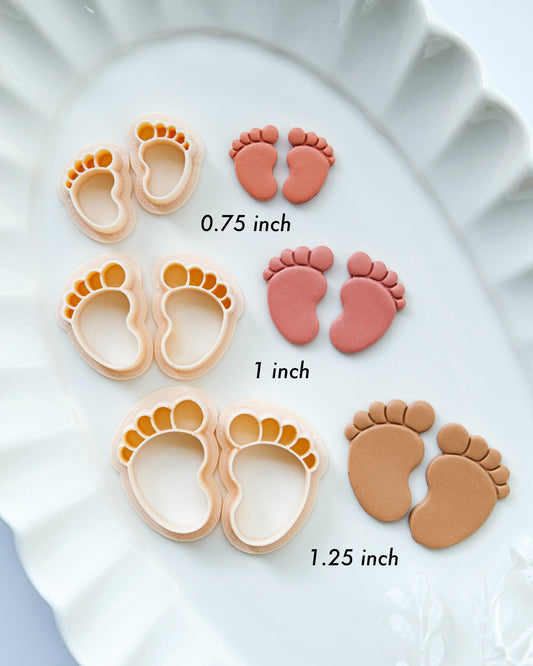 Baby Feet Clay Cutters