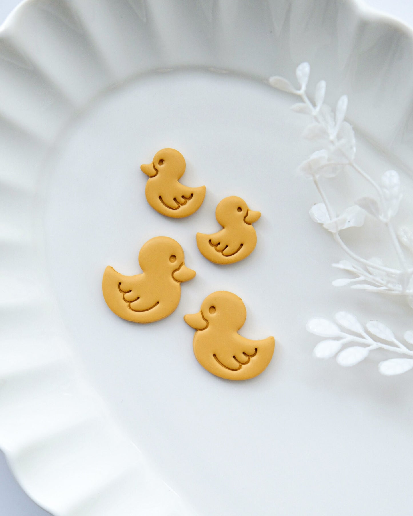 Cute Yellow Duck Polymer Clay Cutters