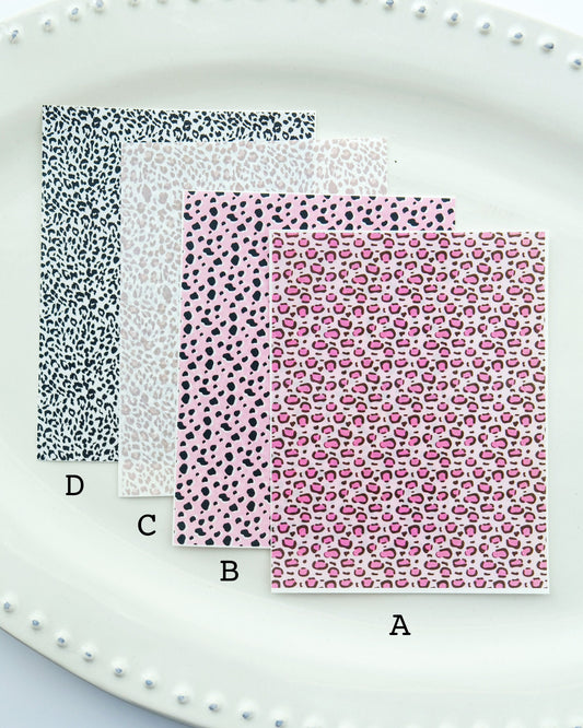 Animal Print Clay Transfer Paper
