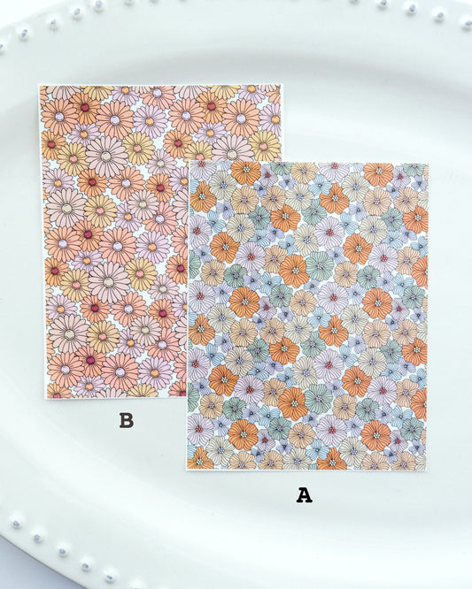Floral Clay Transfer Paper
