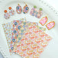 Groovy Retro Pattern Clay Transfer Paper
