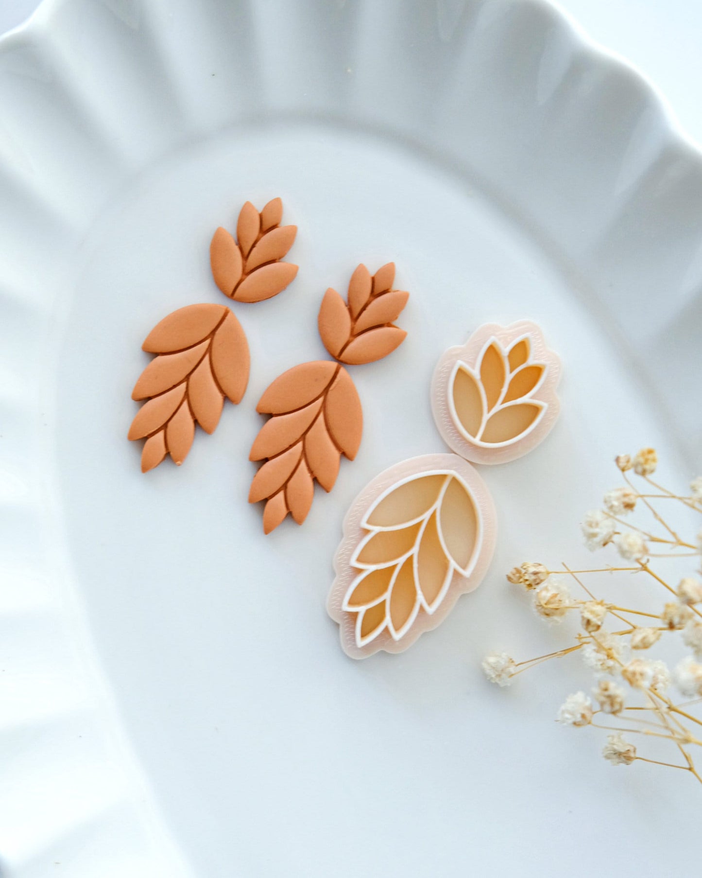 Fall Leaf Polymer Clay Cutters
