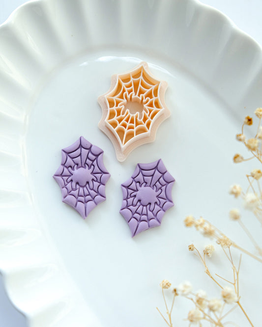 Halloween Spider Web Polymer Clay Cutters
