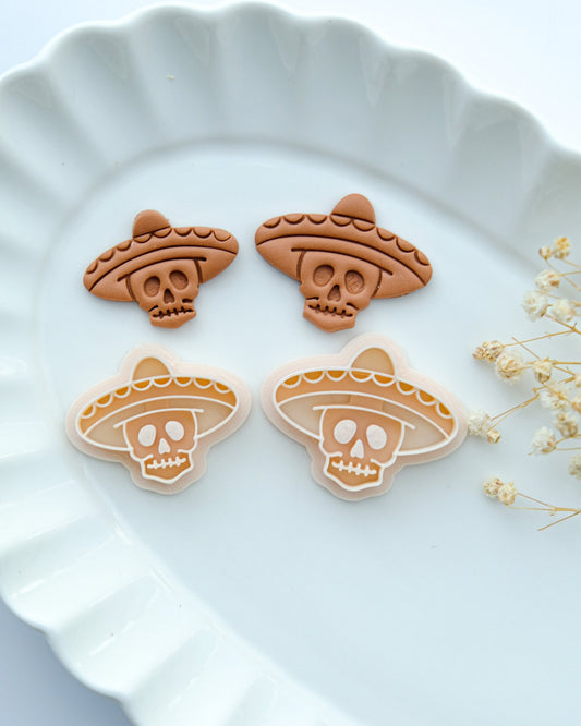 Halloween Mexico Skull Clay Cutters