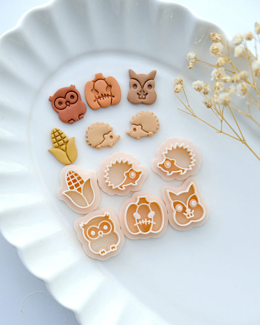 Fall Stud Polymer Clay Cutters