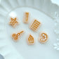 Back to School Stud Polymer Clay Cutters Set