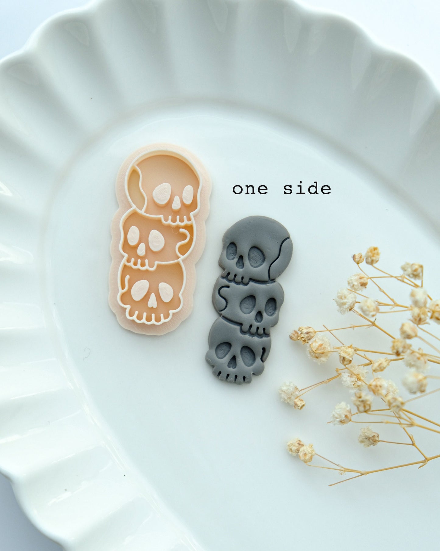 Skull Stack Halloween Clay Cutters
