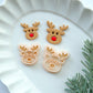Reindeer Christmas Polymer Clay Cutter