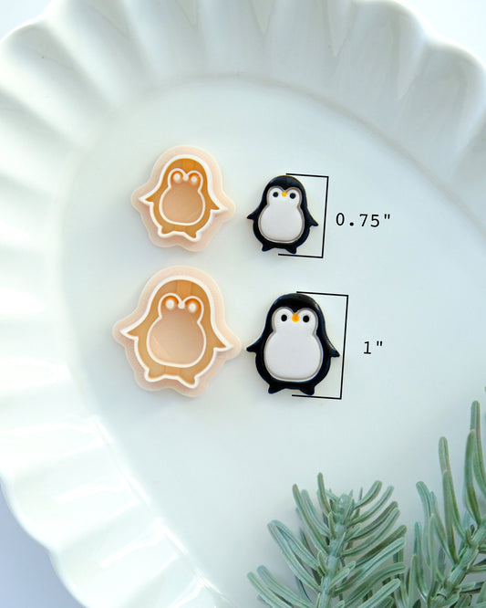 Penguin Christmas Clay Cutters