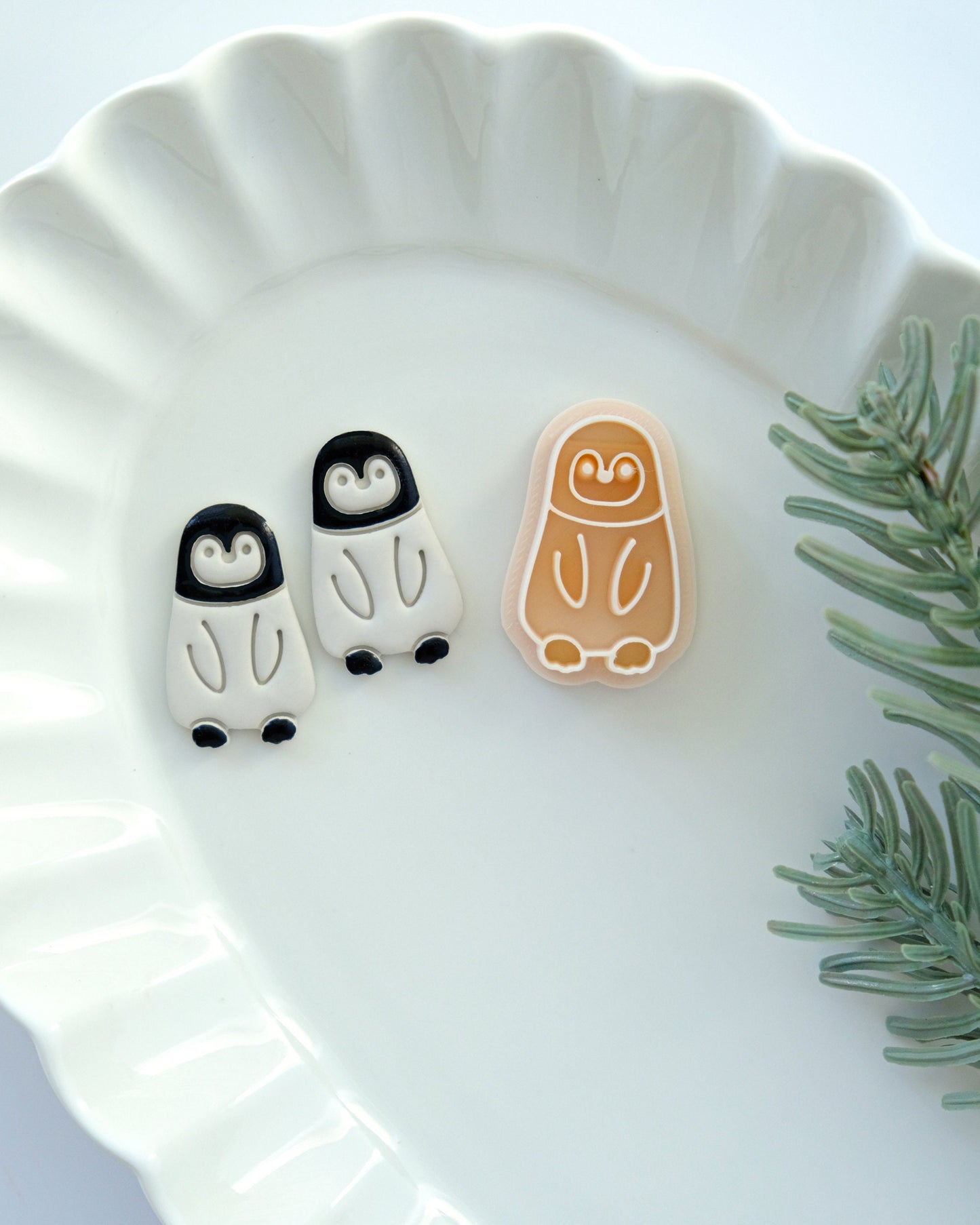 Winter Penguin Clay Cutters