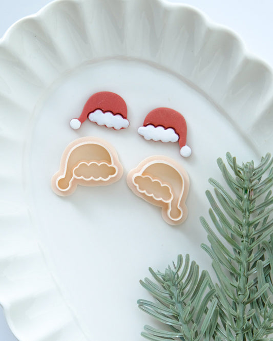 Christmas Santa Hat Clay Cutters