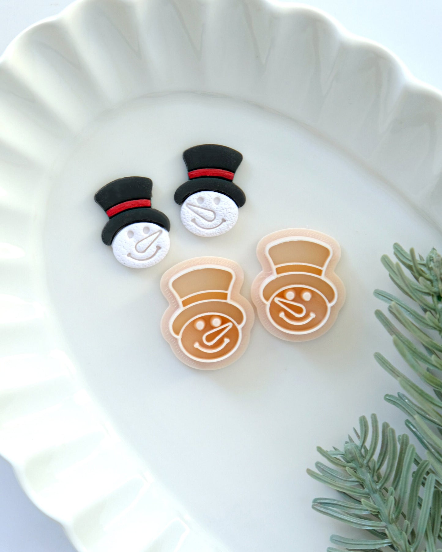 Snowman Christmas Clay Cutters