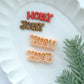 Christmas Holly Jolly Clay Cutters