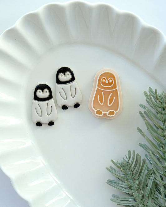 Winter Penguin Clay Cutters