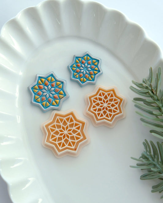 Snowflake Polymer Clay Cutters