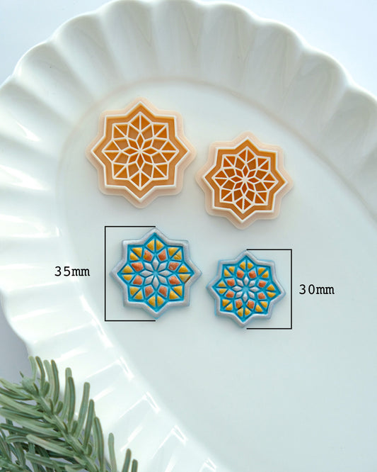 Snowflake Polymer Clay Cutters
