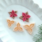 Poinsettia Winter Christmas Clay Cutters