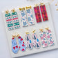 Christmas Knit Clay Transfer Paper
