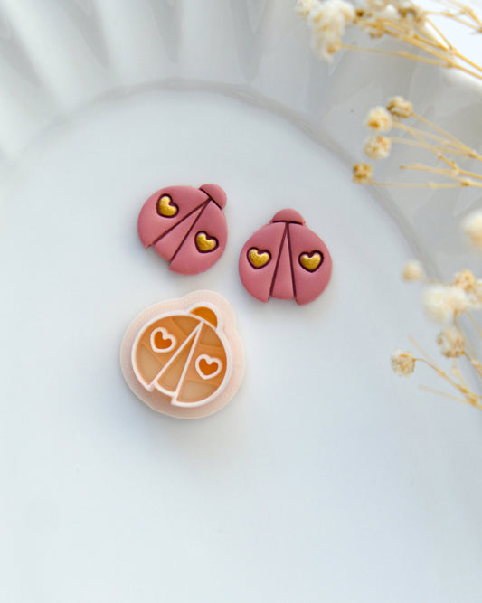 Love Lady Bug Clay Cutters