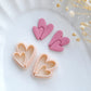 Two Heart Valentines Clay Cutters